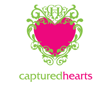 Capture Hearts logo design