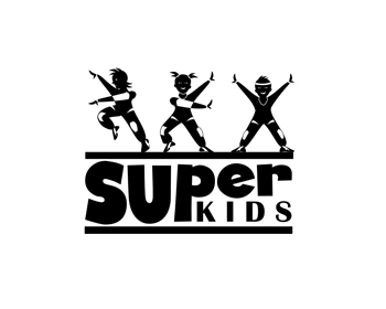 Super Kids logo design